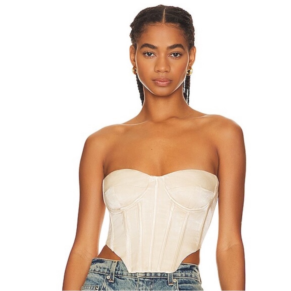 Bardot Eva Bustier in Champagne